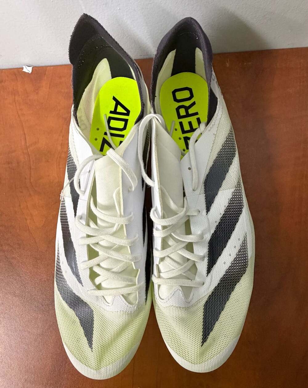 Adidas Adizero Finesse Track and Field Spikes IE5487 White Black Men's Size 10.5